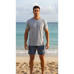 NWT Volcom Men's Houndstooth Swim Shorts Blue Size‎ Small Beachwear Casual